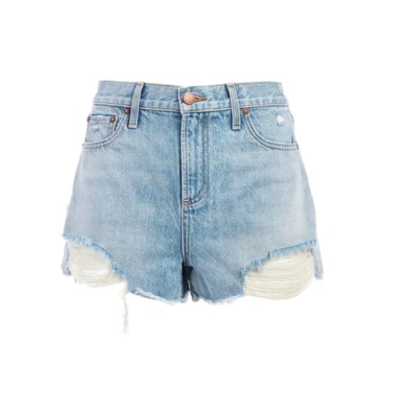 NWT ALICE + OLIVIA Amazing High Rise Vintage Cutoff Denim Shorts 29